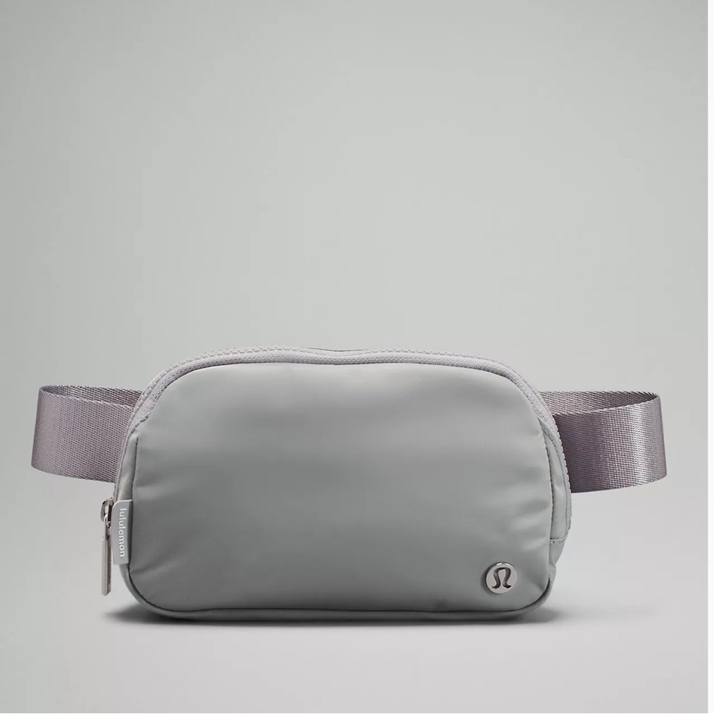Lululemon Grey/ Silver Belt Bag